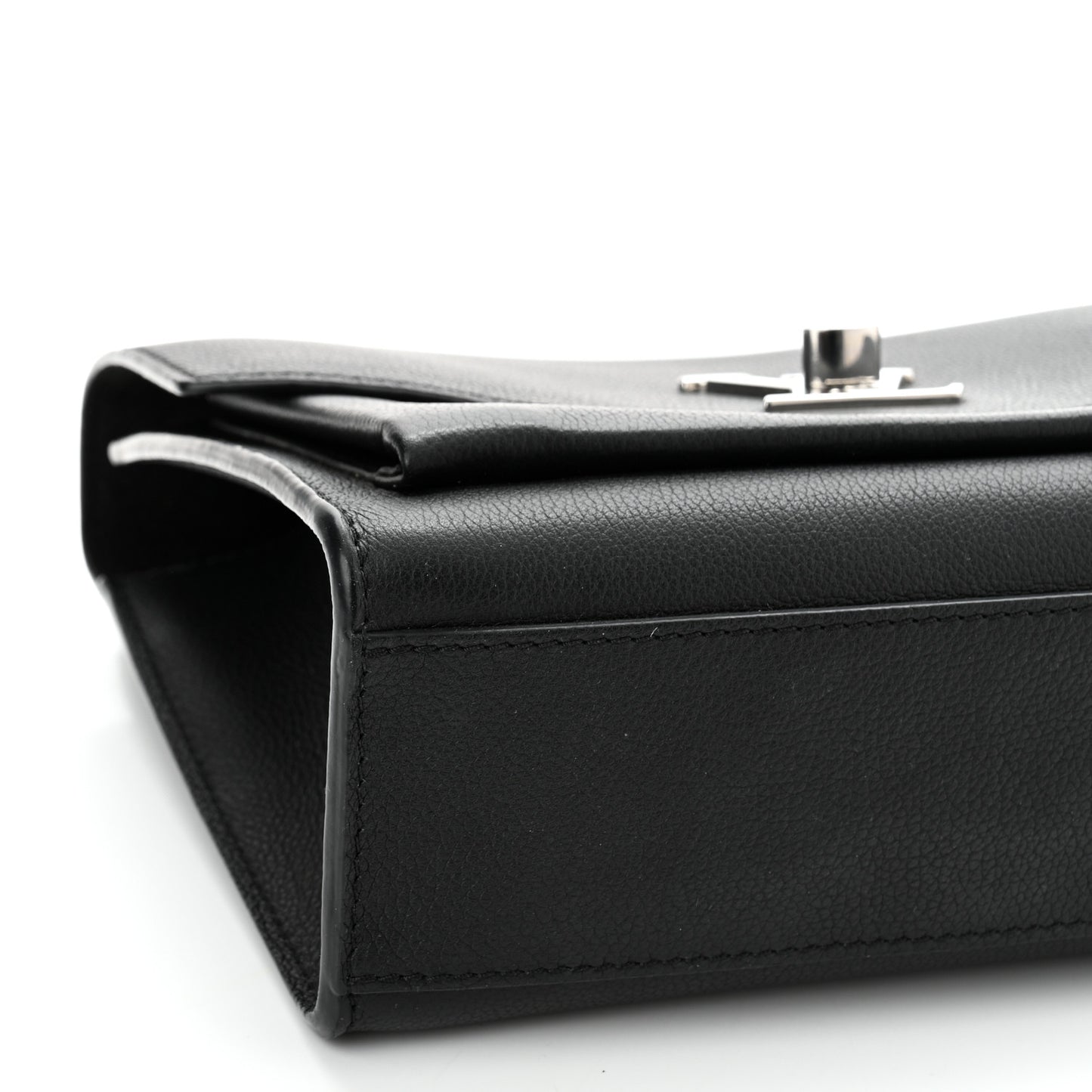 Soft Calfskin Mylockme Chain Bag BB Black