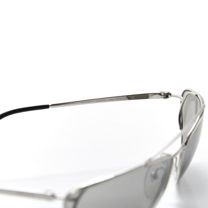 Prada Cat Eye Sunglasses SPR 62V Silver 7 of 9