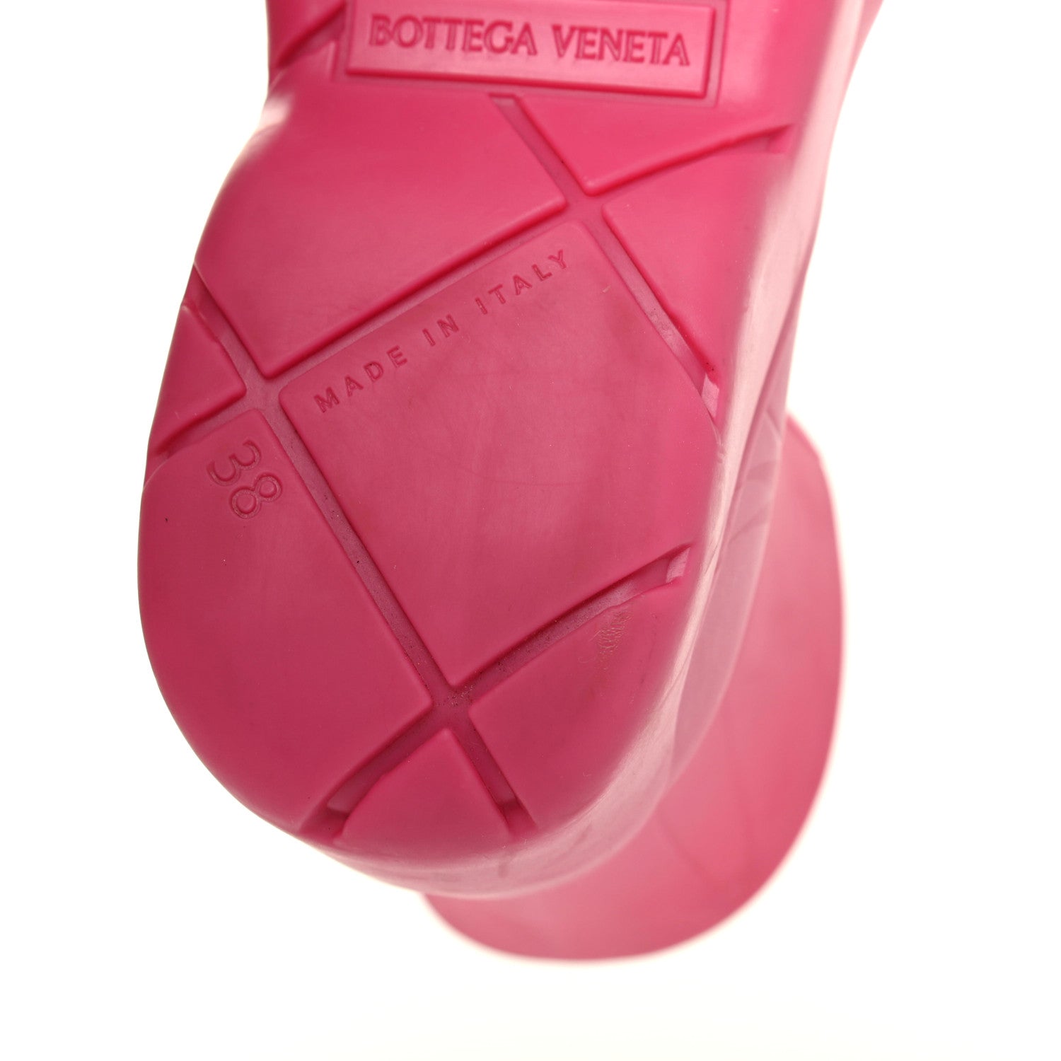Bottega Veneta Rubber Puddle Ankle Boots 38 Lollipop 9 of 11