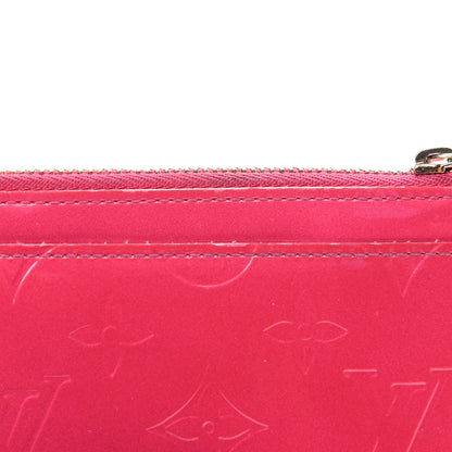 Louis Vuitton Vernis Key Pouch Rose Pop 8 of 9