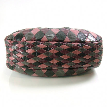 Miu Miu Leather Patchwork Harlequin Pink 5 of 11