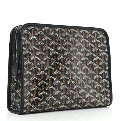 Goyard Goyardine Jouvence MM Toiletry Pouch Black 3 of 5