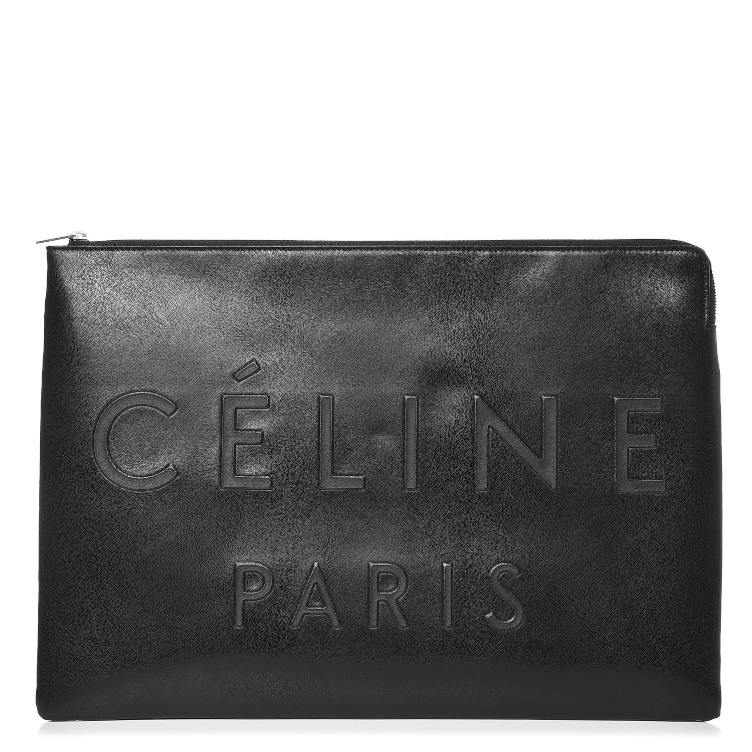 Celine Calfskin Large Made In Clutch Pouch Black 1 of 16