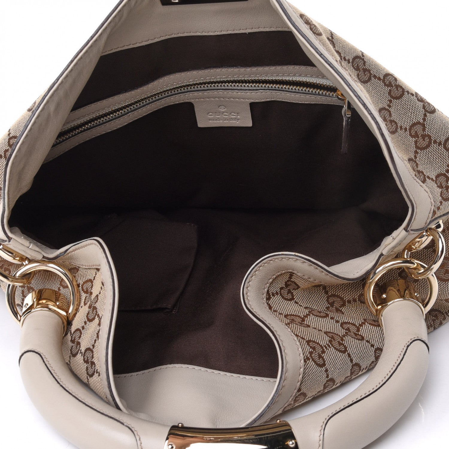 Gucci Monogram Medium Indy Top Handle Bag Off White 4 of 4