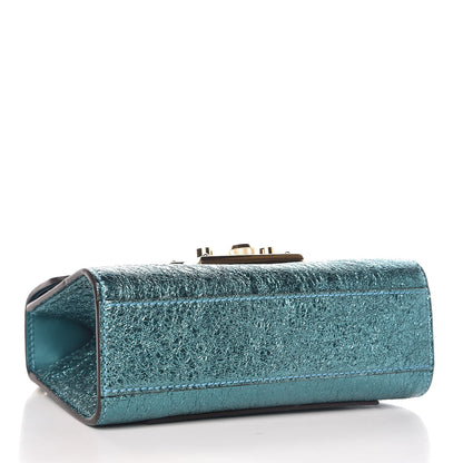 Gucci Galassia Small Padlock Shoulder Bag Turchese 4 of 9