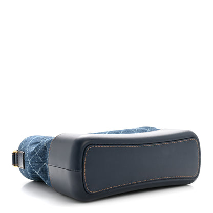 Chanel Denim Calfskin Medium Gabrielle Hobo Blue 4 of 13