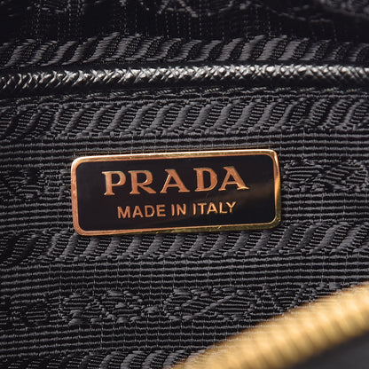 Prada Saffiano Small Camera Crossbody Bag Black 8 of 9