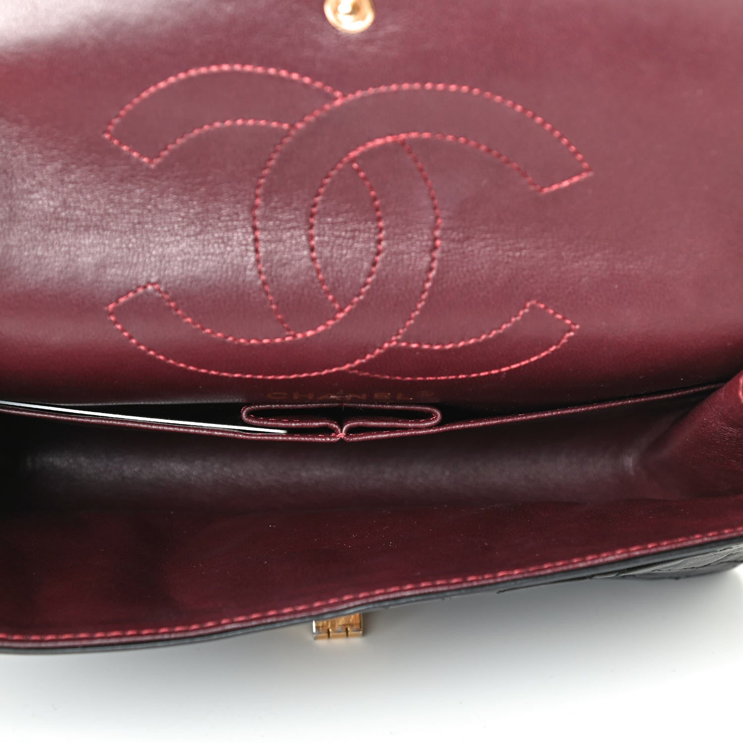 Chanel Aged Calfskin Quilted 2.55 Reissue 225 Flap Black 4 of 4