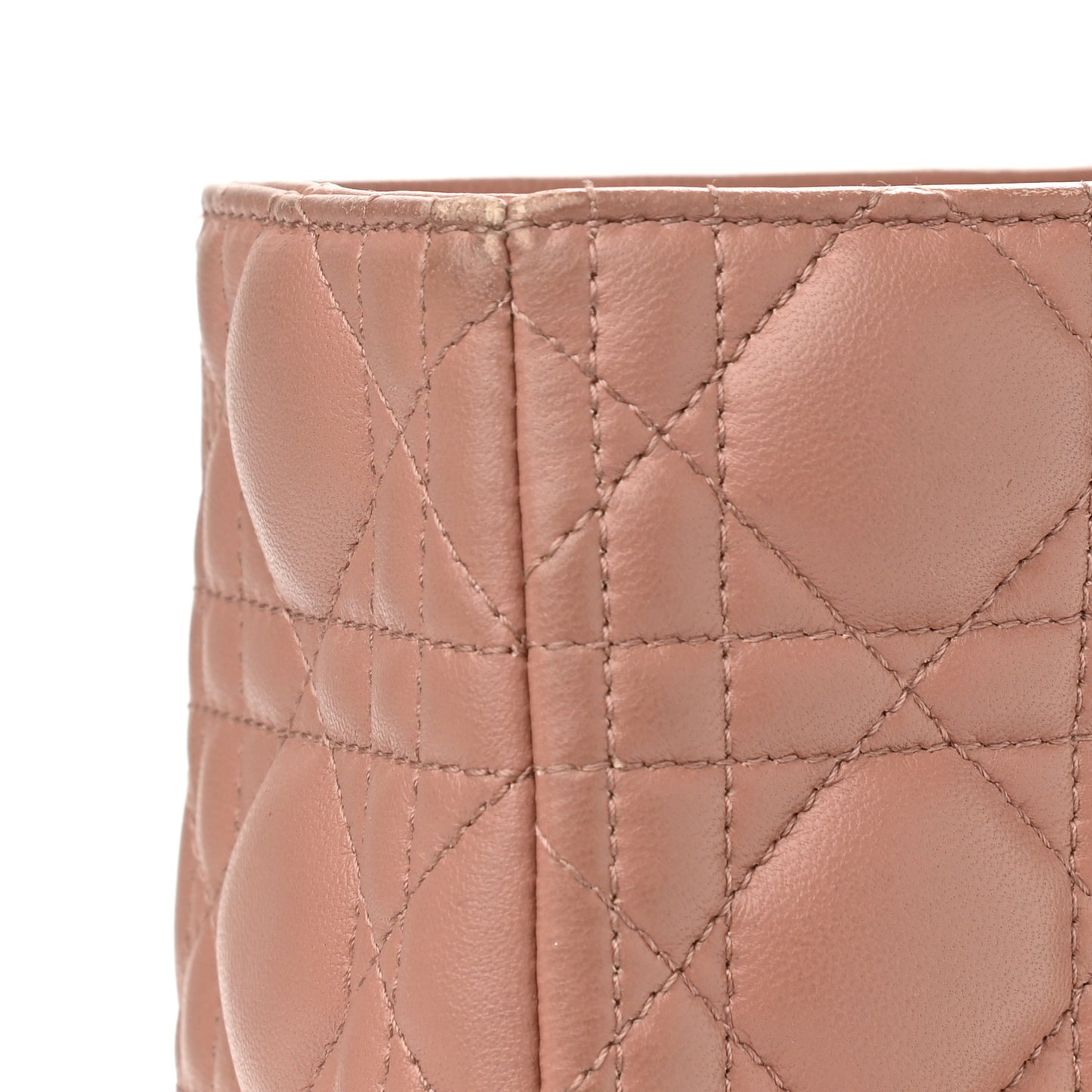Lambskin Cannage Large Lady Dior Fard