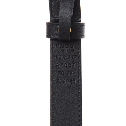 Gucci Calfskin Double G 20mm Belt 70 28 Black 6 of 10