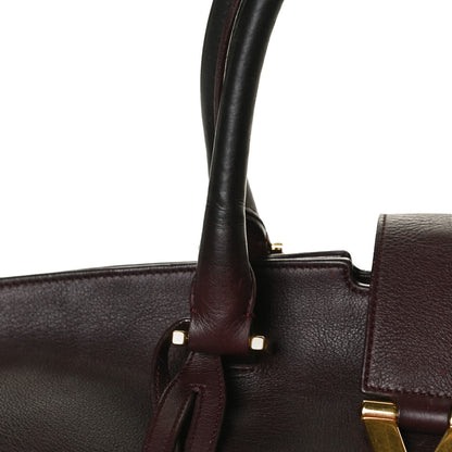 Saint Laurent Calfskin Medium Classic Y Cabas Bordeaux 14 of 18