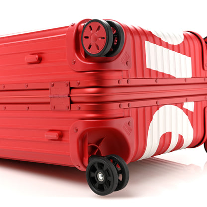 Rimowa X SUPREME Matte Polycarbonate Topas Multiwheel 82L Red 7 of 9