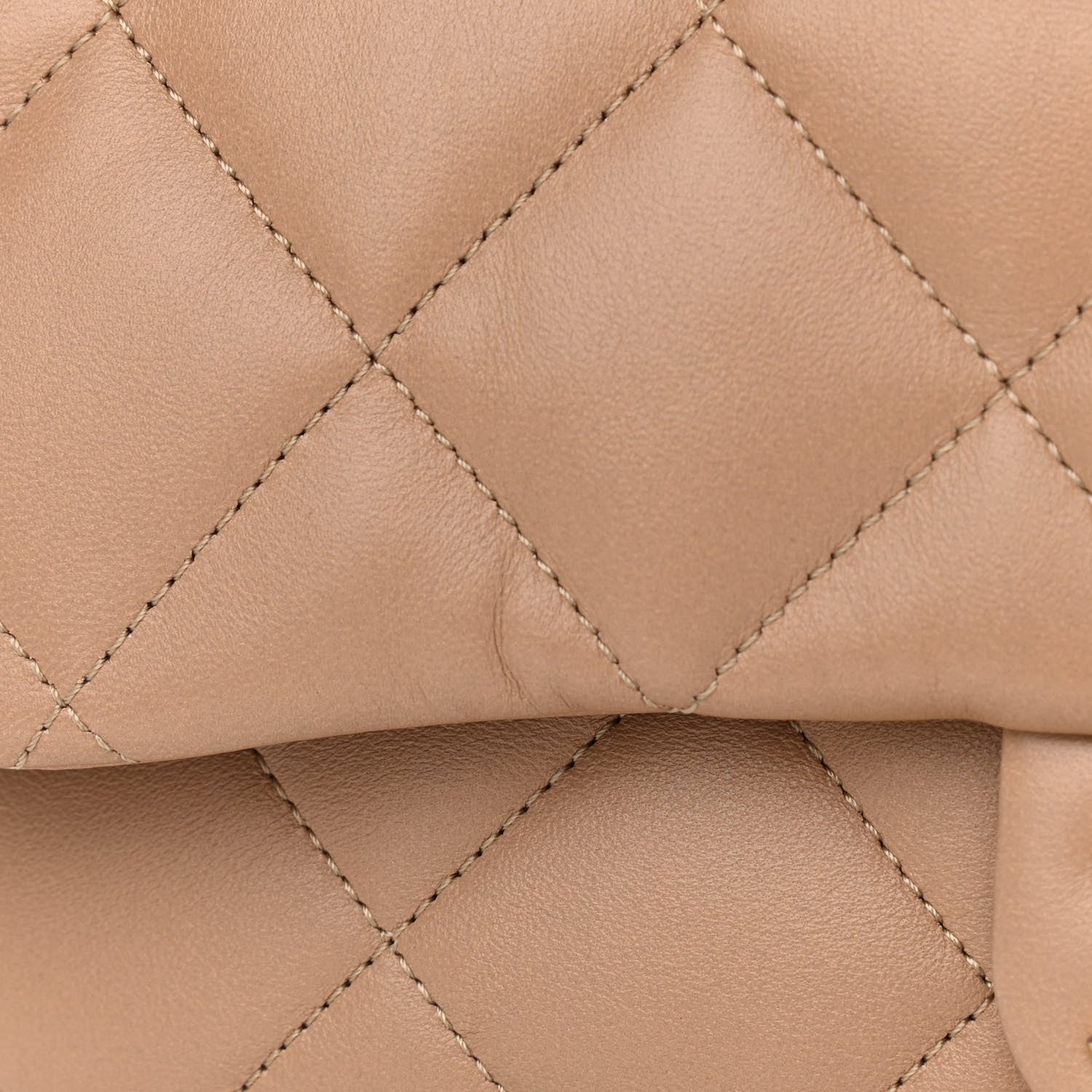 Chanel Lambskin Quilted Large CC Funky Town Flap Beige 11 of 11