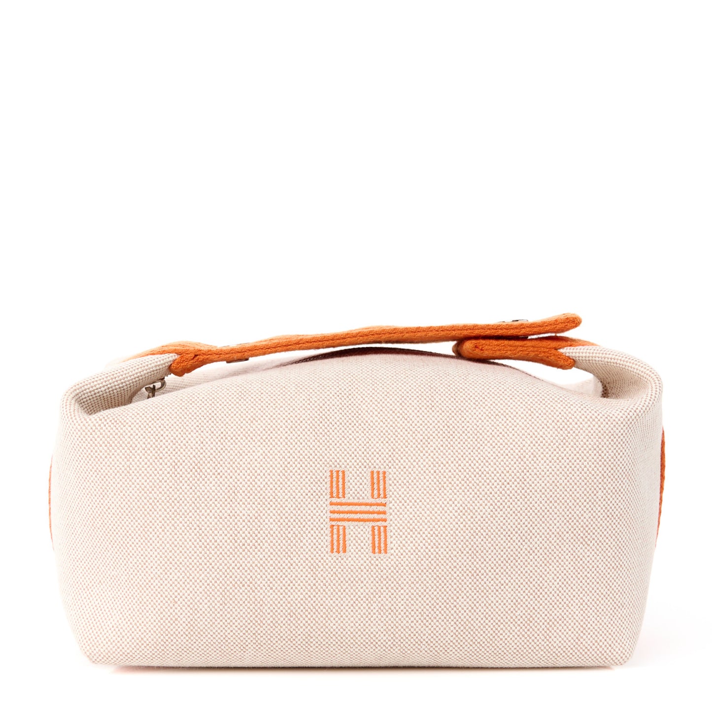 Canvas Small Bride-A-Brac Pouch Natural Orange