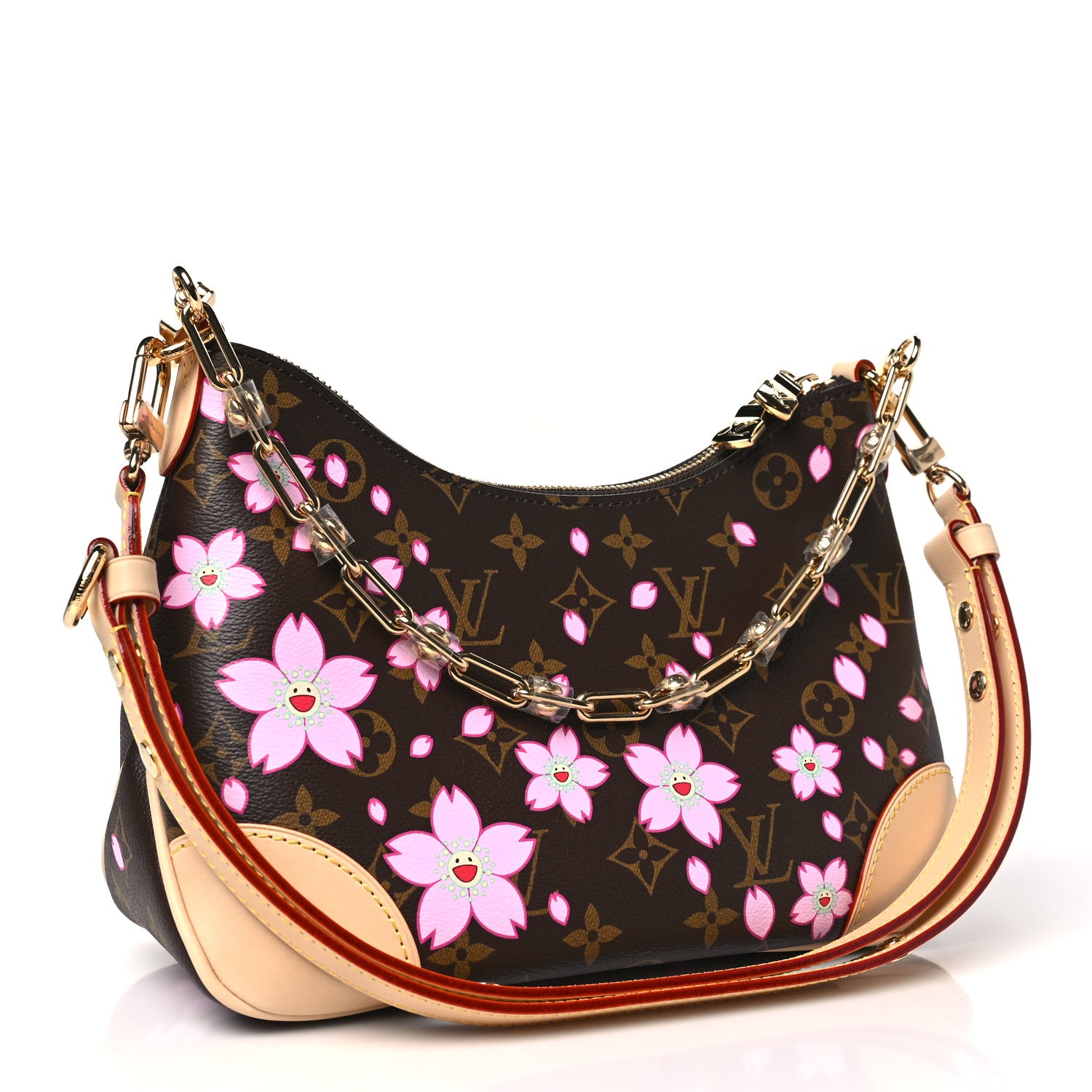 Louis Vuitton LV X TM Monogram Cherry Blossom Boulogne Sakura Brown 3 of 10