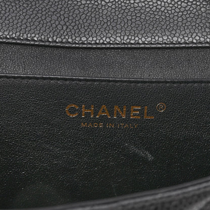 Chanel Caviar Quilted Clutch With Chain Flap Black 6 of 10