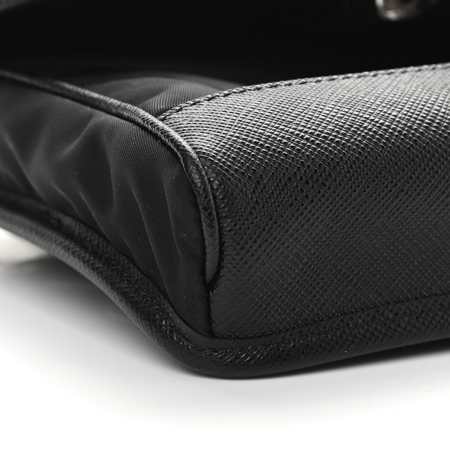 Prada Re-Nylon Saffiano Smartphone Case Crossbody Black 8 of 9