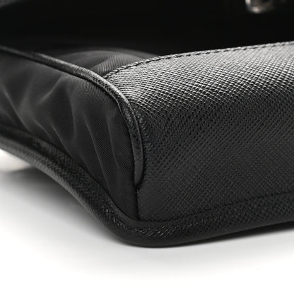Prada Re-Nylon Saffiano Smartphone Case Crossbody Black 8 of 9