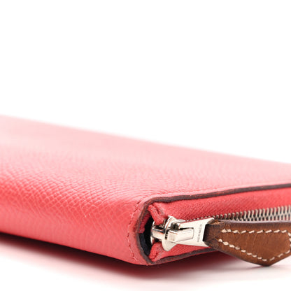 Hermes Epsom Silk'In Wallet Rose Jaipur 9 of 10