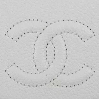 Chanel Caviar French Wallet White 7 of 11