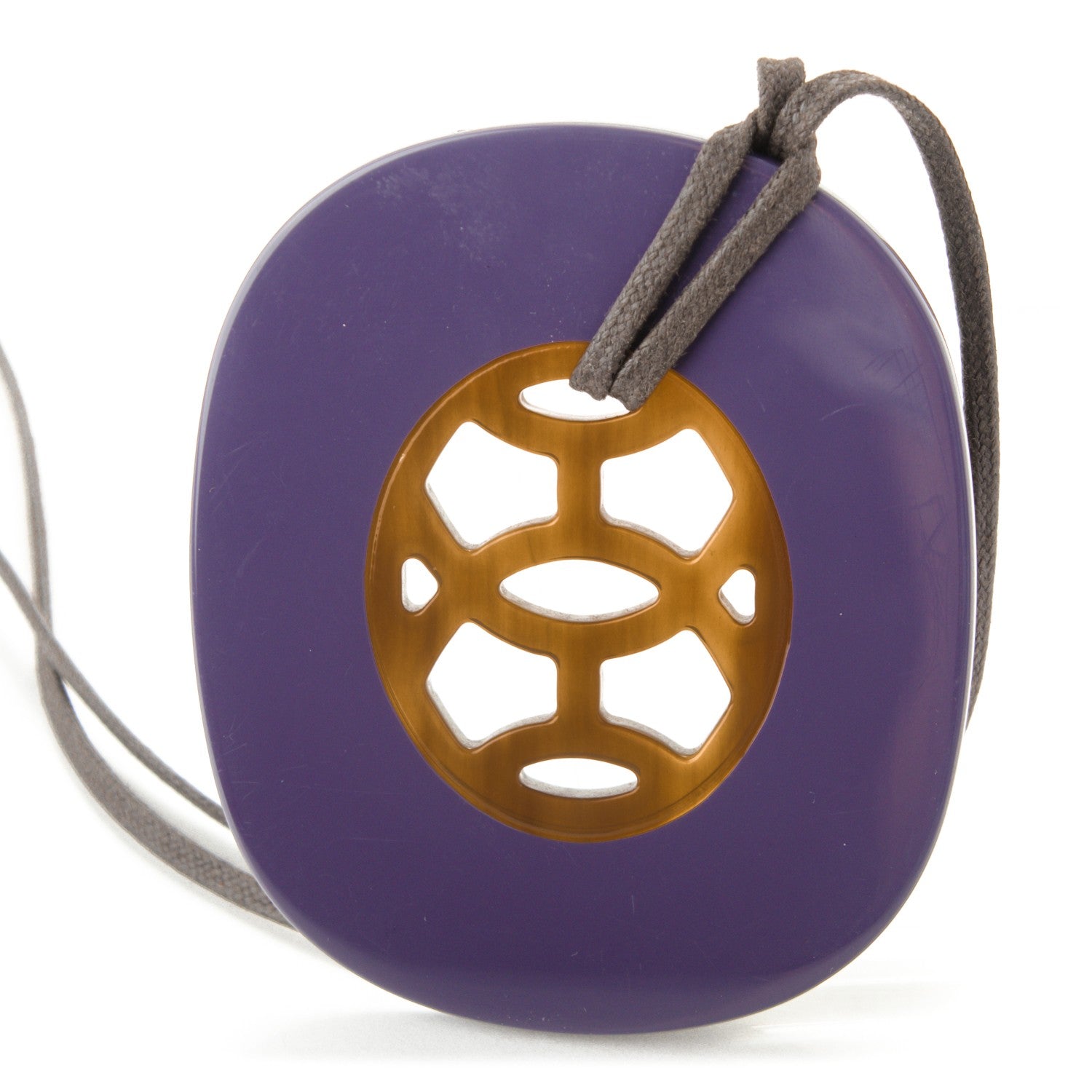 Hermes Buffalo Horn Lacquer Lift Necklace GM 5 of 6