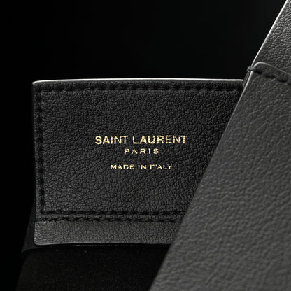 Saint Laurent Calfskin Large Shopping Tote Black 7 of 11