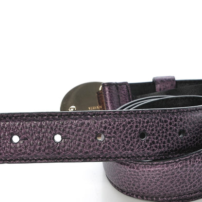 Versace Calfskin Palazzo Medusa Belt 100 40 Purple 4 of 8