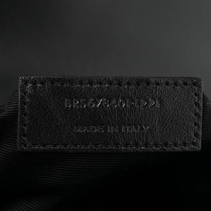 Saint Laurent Calfskin Y Quilted Monogram Monochrome Toy Loulou Crossbody Bag Black 8 of 12
