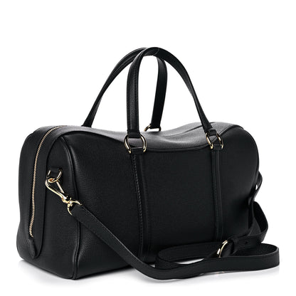 Burberry Derby Calfskin Medium Alchester Bowling Bag Black 2 of 10