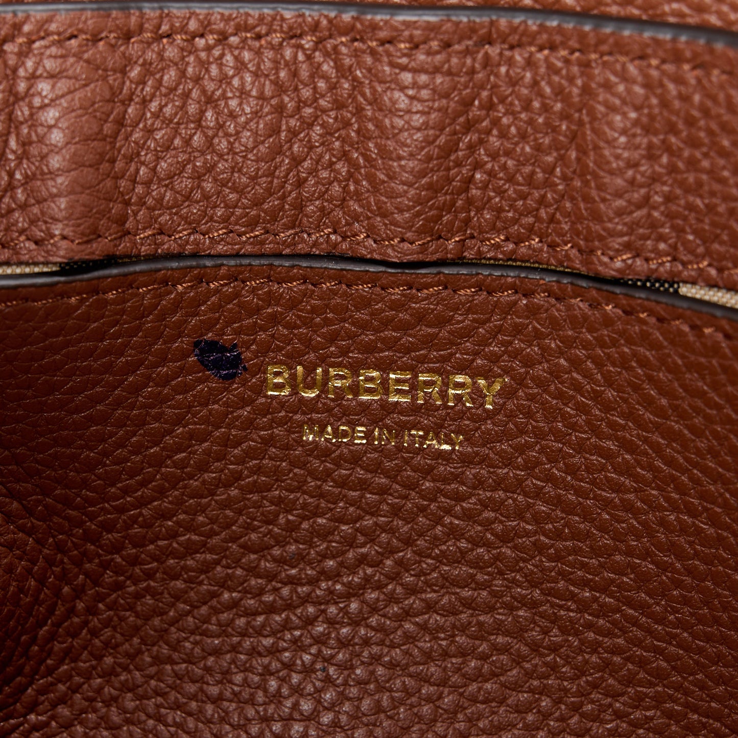 Calfskin Vintage Check Note Crossbody Bag Tan
