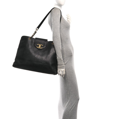 Chanel Caviar XL Weekender Bag Black 2 of 11