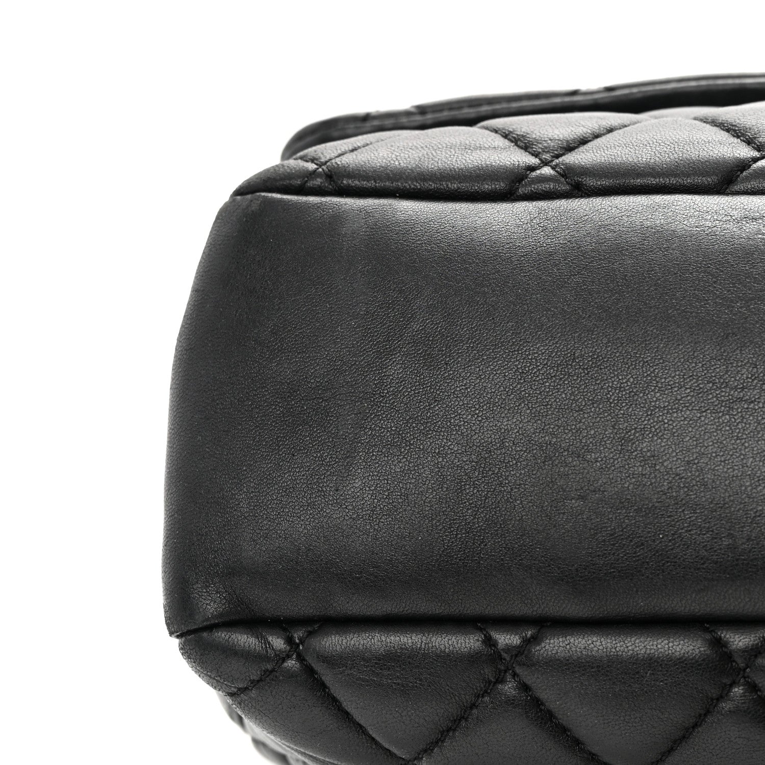 Chanel Lambskin Quilted Jumbo Coco Rain Flap Black 22 of 24