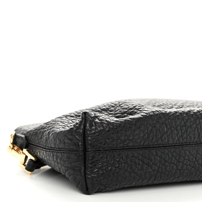 Burberry Signature Grain Calfskin Small Chichester Crossbody Clutch Bag Black 8 of 9