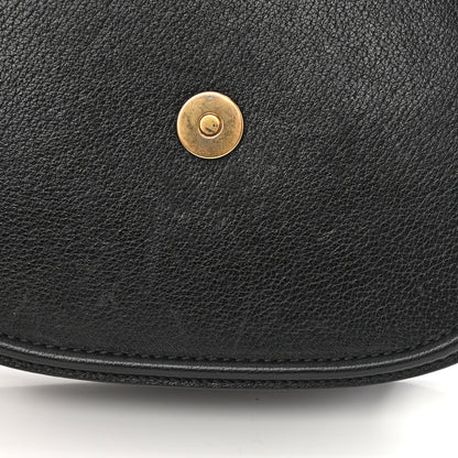 Gucci Calfskin Web Crystal Butterfly Stripe Small Totem Shoulder Bag Black 15 of 16