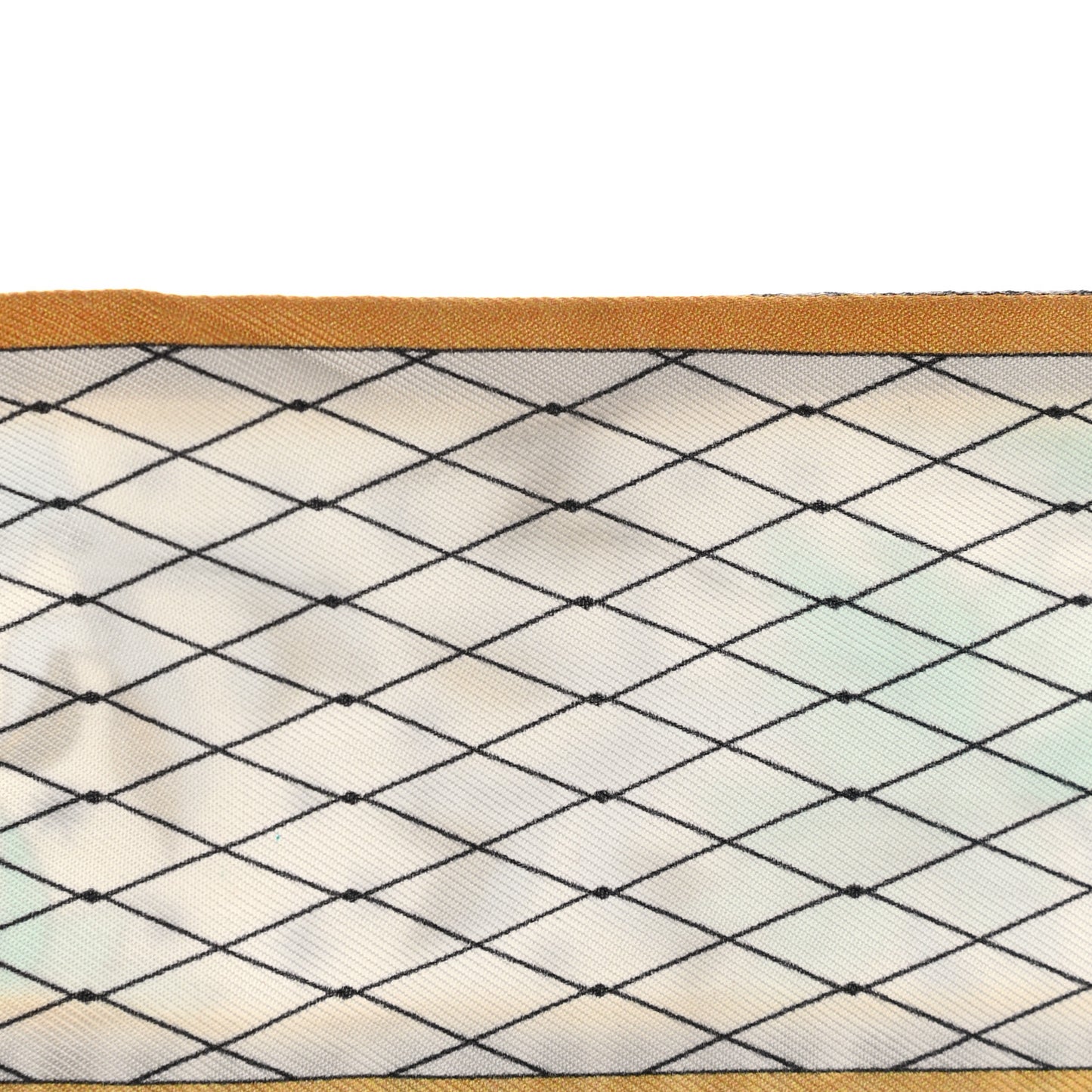 Silk Mitzah Le Monde Scarf White Multicolor