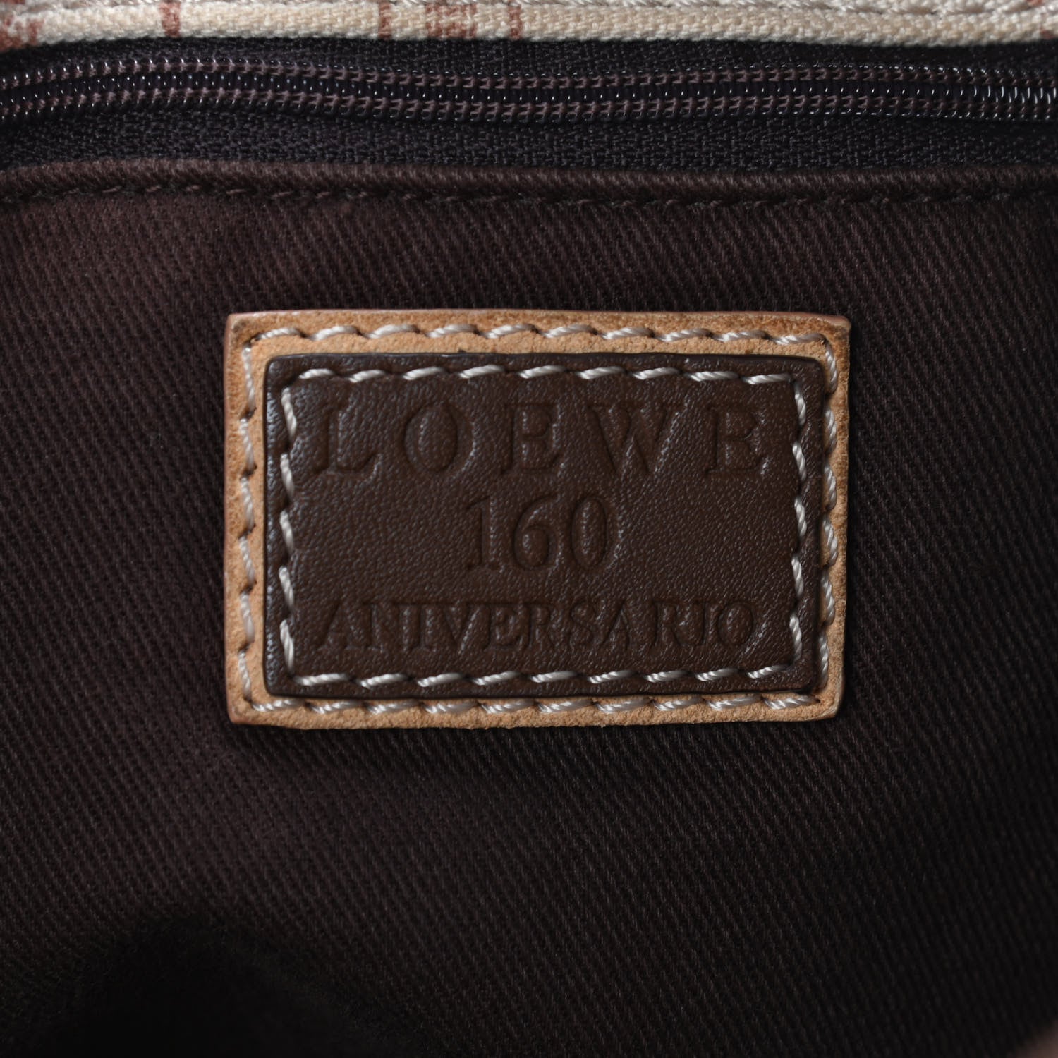 Loewe Canvas 160th Anniversary Shoulder Bag Beige 5 of 8