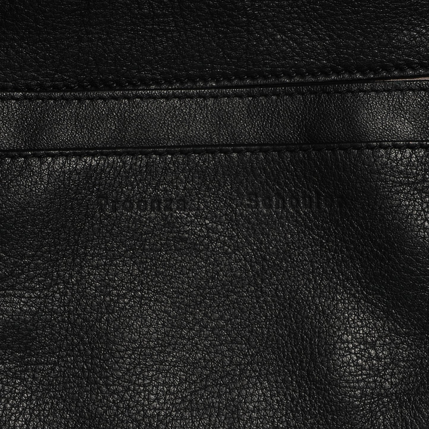 Leather Large Backpack Black