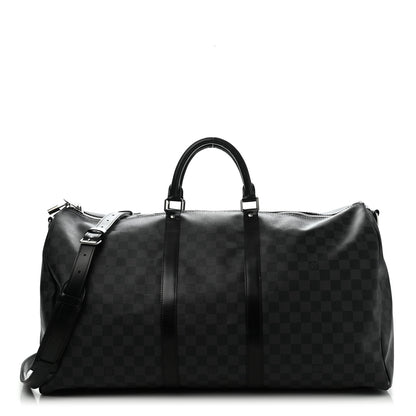 Louis Vuitton Damier Graphite Keepall Bandouliere 55 1 of 17