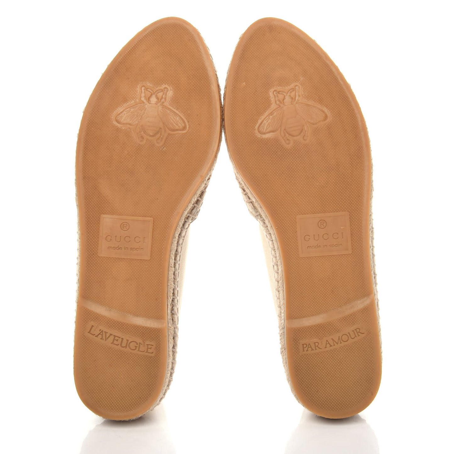 Canvas Logo Espadrilles 38.5 Greggio White