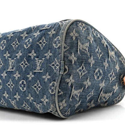 Louis Vuitton Monogram Denim Neo Speedy Blue 9 of 12