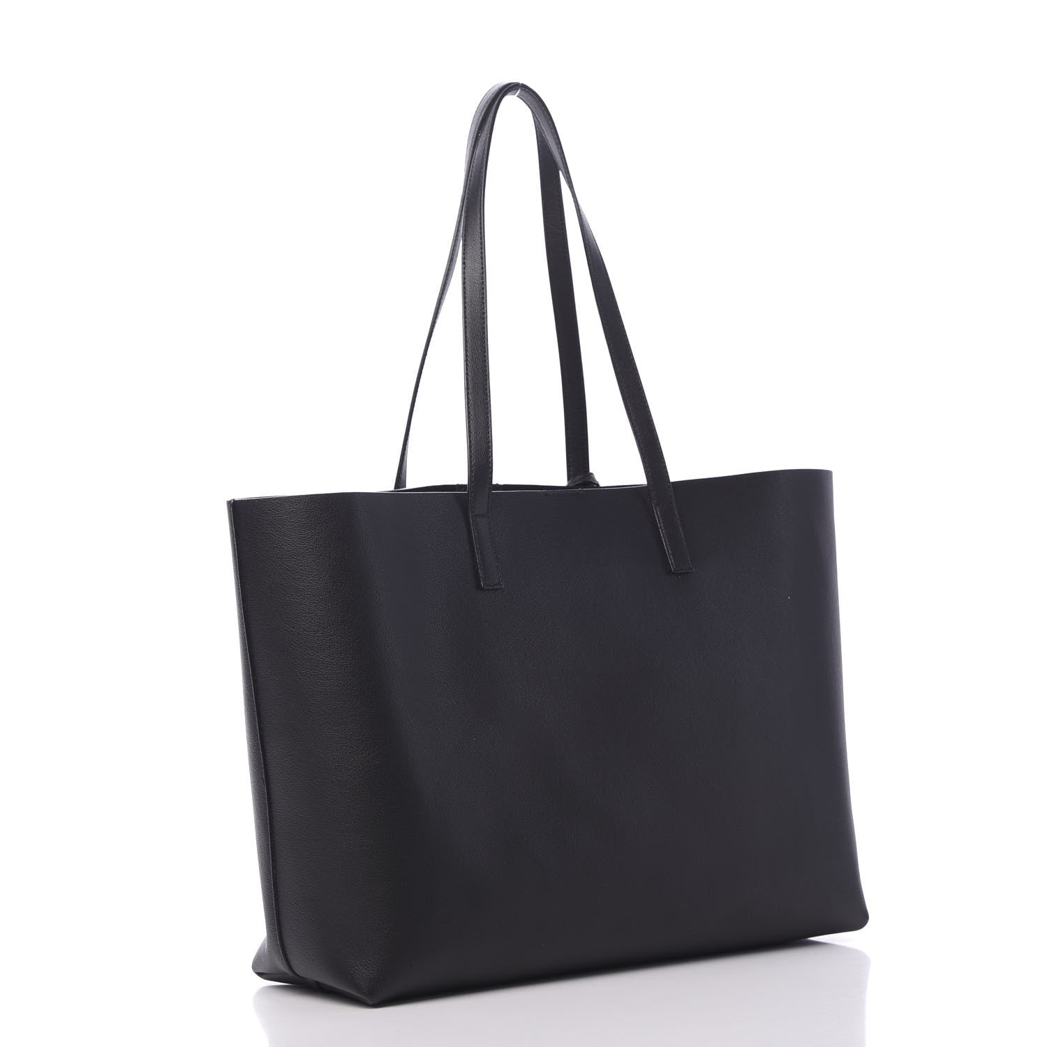 Saint Laurent Calfskin Large Shopping Tote Black 3 of 11