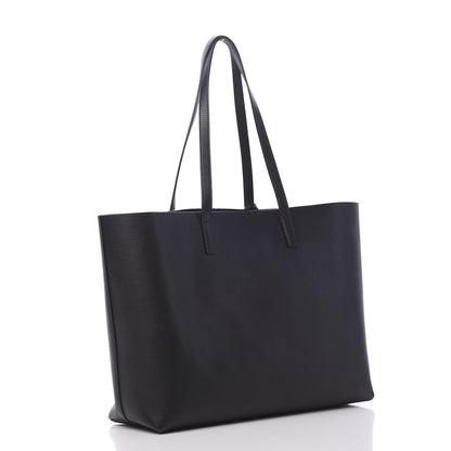 Saint Laurent Calfskin Large Shopping Tote Black 3 of 11