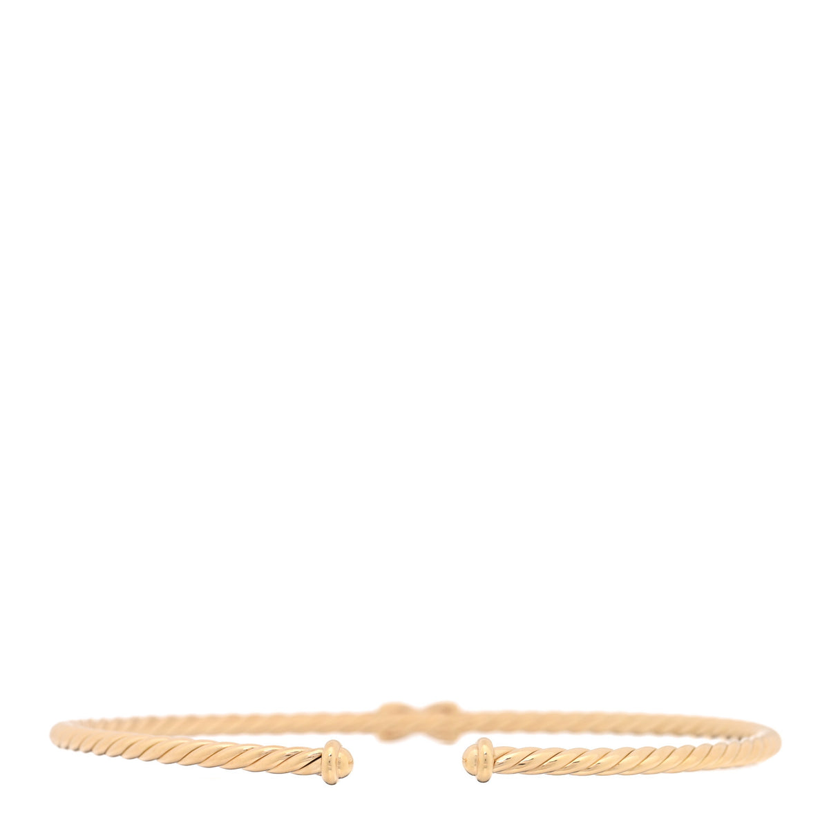 18K Yellow Gold Diamond 2.6mm Micro Cablespira Flex X Bracelet