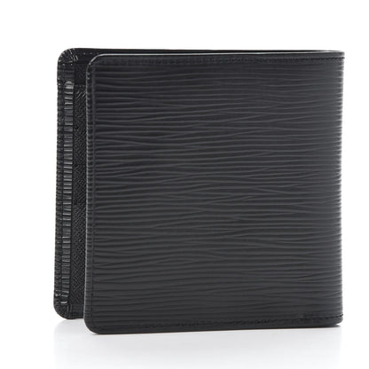Louis Vuitton Epi Porte-Billets Cartes Credit Monnaie Wallet Black 2 of 9
