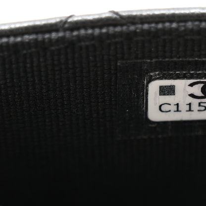 Chanel Lambskin Quilted Flap Card Holder Wallet So Black 8 of 10