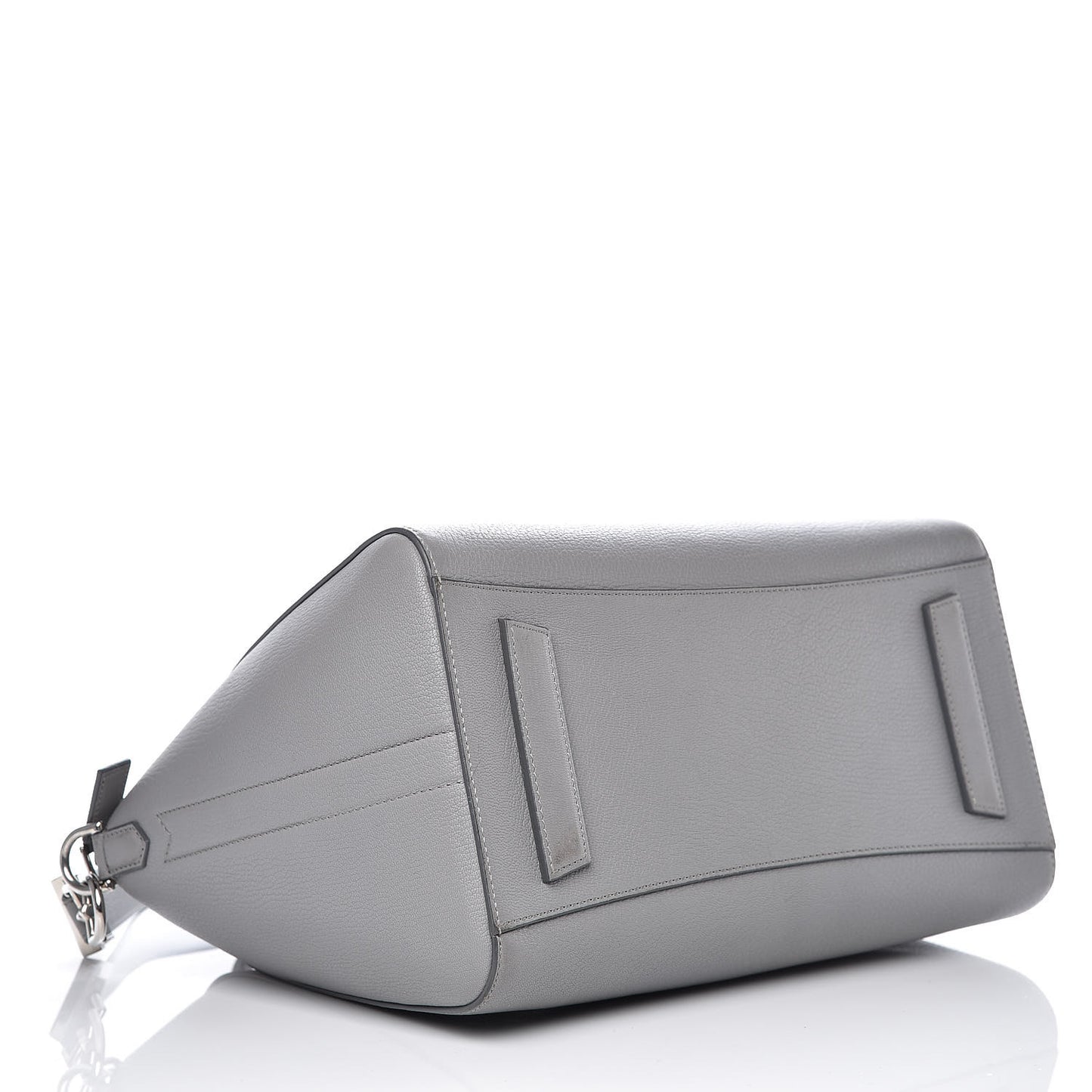Sugar Goatskin Medium Antigona Pearl Grey