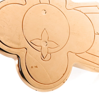 Louis Vuitton Metal Monogram Gaston & Vivienne Best Friend Bag Charm Key Holder Gold 5 of 7