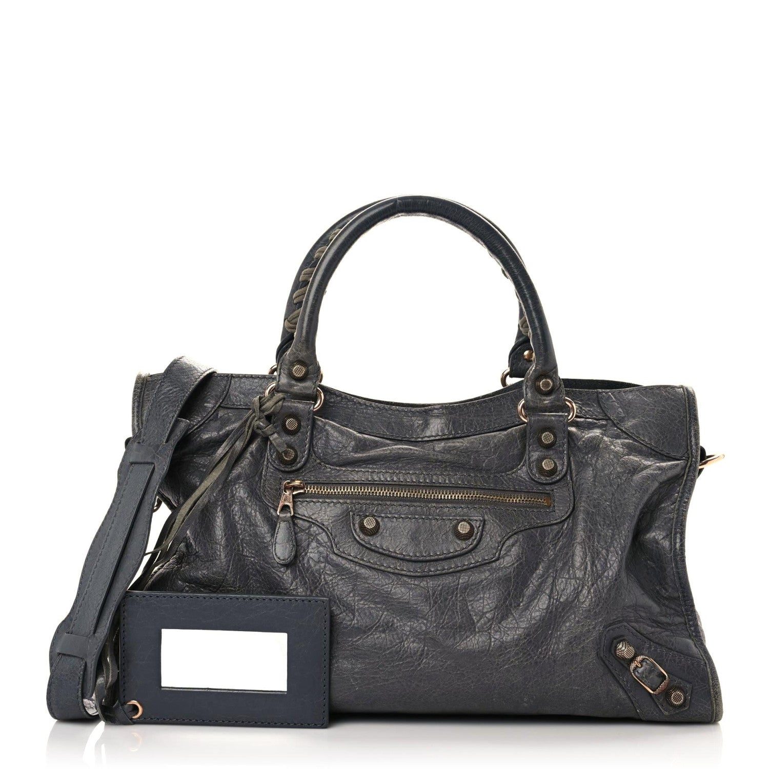 Balenciaga Agneau Giant 12 Rose Gold Hardware City Gris Tarmac 1 of 26