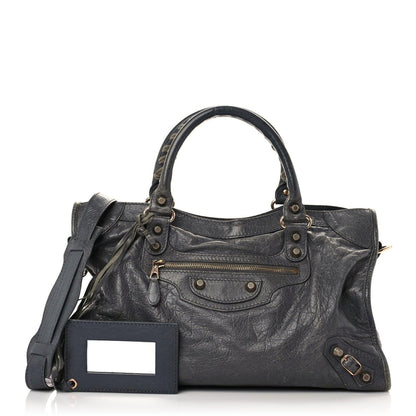 Balenciaga Agneau Giant 12 Rose Gold Hardware City Gris Tarmac 1 of 26