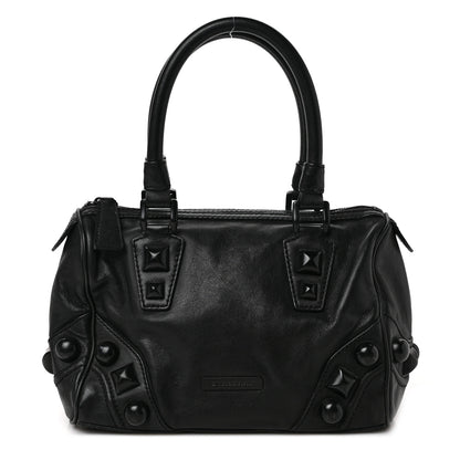 Burberry Calfskin Mega Stud Chester Bowling Bag Black 1 of 8
